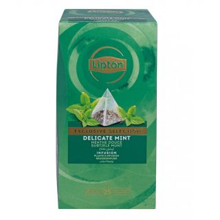 Herbatka ziołowa Lipton Piramidka, ekspresowa delikatna mięta delikatna mięta