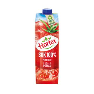 Hortex Pomidor 1L, warzywny sok 100% w kartonie 1 sztuka