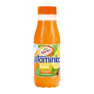 Hortex Vitaminka Jabłko Marchew Banan 300ml, owocowy sok w butelce PET
 6 sztuk