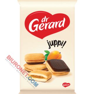 Juppi dr Gerard, biszkopty z nadzieniem morelowym 205g