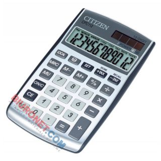 Kalkulator biurowy Citizen CDC, szary 12 cyfr