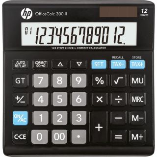 Kalkulator biurowy HP OC 300 II/INT BX, czarny 12 cyfr