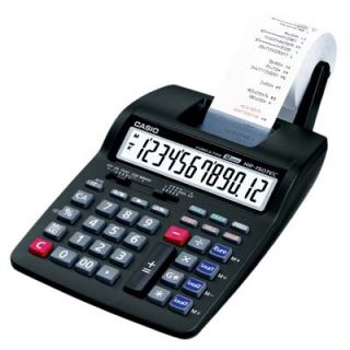 Kalkulator drukujący Casio HR-150RCE, z zasilaczem, 165 x 295 mm, czarny 12 cyfr
