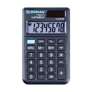 Kalkulator kieszonkowy DONAU TECH DT2082-01, 97x60x10mm czarny