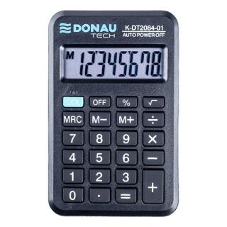 Kalkulator kieszonkowy DONAU TECH DT2084-01, 97x60x11mm czarny