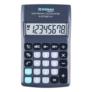 Kalkulator kieszonkowy DONAU TECH DT2087-01, 116x68x18mm czarny