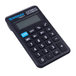 Kalkulator kieszonkowy DONAU TECH K-DT2085-01,  wymiary: 114 x 69 x 19 mm 8 cyfr