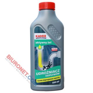 Kamix Polski Hydraulik, aktywny żel do udrożniania rur i syfonów 500ml