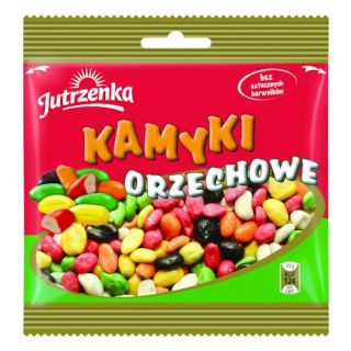 Kamyki Orzechowe Jutrzenka, orzechy arachidowe w cukrowej skorupce 100g