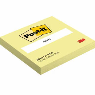Karteczki samoprzylepne Post-it 76 x 76 mm, żółty bloczek 1 x 100 kartek