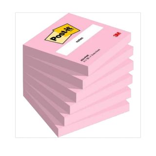 Karteczki samoprzylepne Post-it 76x76 mm, zestaw pastelowych bloczków 6 x 100 kartek