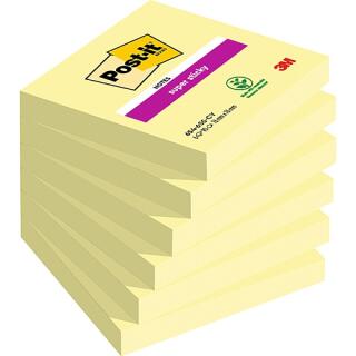 Karteczki samoprzylepne Post-it Super Sticky 76 x 76 mm, żółte 1 x 90 kartek