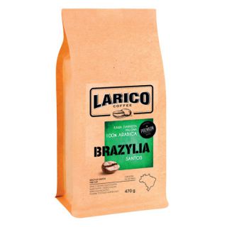 Kawa LARICO Brazylia Santos, ziarnista, 100% arabika 470g