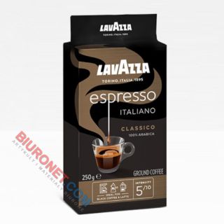 Kawa Lavazza Espresso Italiano Classico, mielona, w kostce 250g