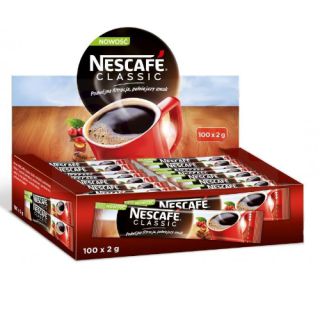 Kawa rozpuszczalna NESCAFÉ Classic, w saszetkach 2 g x 100 sztuk