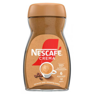 Kawa rozpuszczalna NESCAFÉ Crema, pudrowa, w słoiku 200 g