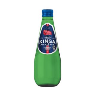 Kinga Pienińska 0,3L x 12 sztuk, woda wysoko zmineralizowana, niskosodowa, w szklanych butelkach gazowana
