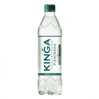 Kinga Pienińska 0,5L x 12 sztuk, woda wysoko zmineralizowana, niskosodowa, w butelkach PET naturalna