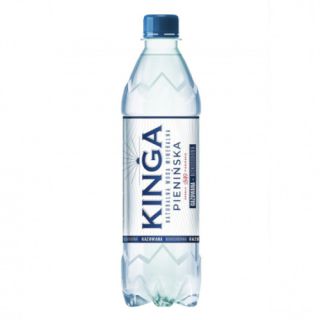 Kinga Pienińska 0,5L x 12 sztuk, woda wysoko zmineralizowana, niskosodowa, w butelkach PET gazowana