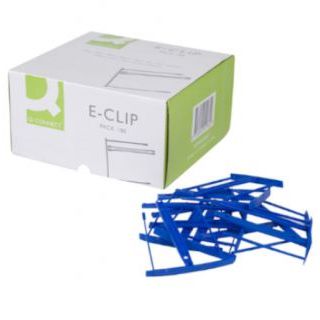 Klips archiwizacyjny Q-Connect E-Clip, do spinania dokumentów o grubości do 7 cm 100 sztuk