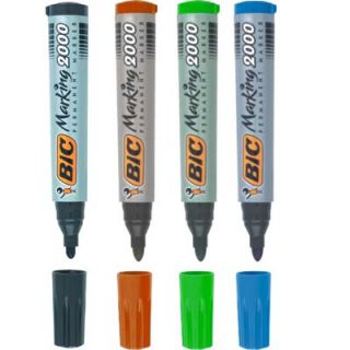 Komplet BIC Marking NB2300, 4 markery permanentne końcówka okrągła 4,95mm