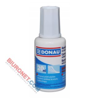 Korektor w płynie Donau, na bazie rozpuszczalnika, z pędzelkiem 20 ml