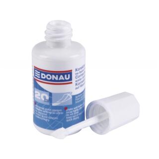 Korektor w płynie Donau, na bazie wody, z pędzelkiem 20 ml