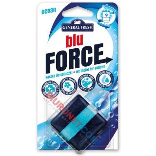 Kostka do spłuczki Blu Force General Fresh 50g, barwiąca wodę w WC morze