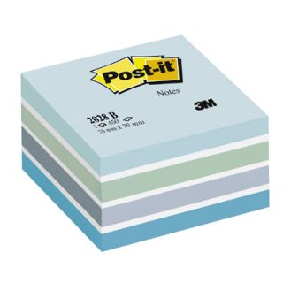 Kostka Post-it 76x76 mm, 450 kartek niebieska