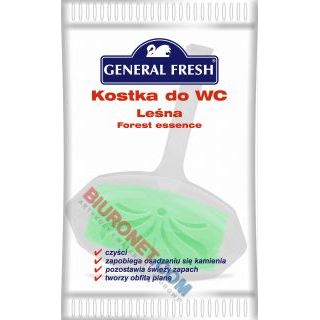 Kostka toaletowa General Fresh 35g, zawieszka do WC leśna