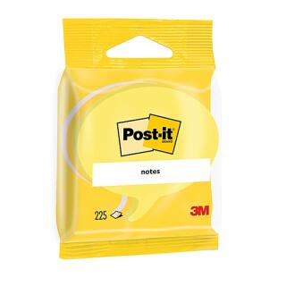 Kostki samoprzylepne Post-it w kształcie komiksowej chmurki, bloczek 3 kolory 1 x 225 kartek