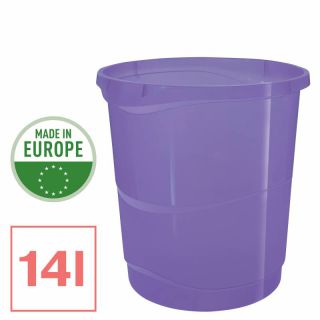 Kosz biurowy Esselte Colour Breeze, pojemność 14L lawendowy