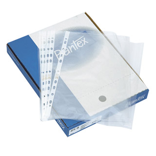 Koszulki krystaliczne Bantex A4/45 mikronów, w pudełku 100 sztuk