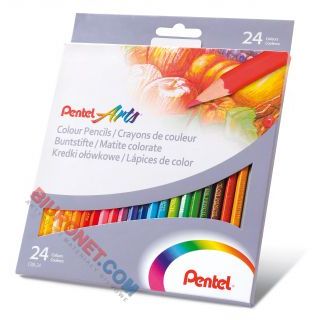 Kredki ołówkowe Pentel Arts CB8 24 kolory