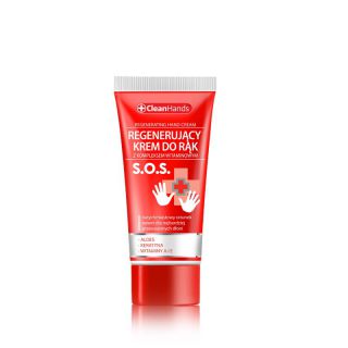 Krem do rąk Clean Hands SOS 30 ml, regenerujący z kompleksem witaminowym