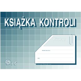 Książka kontroli A5, 32 kartki, offsetowy druk Michalczyk i Prokop P10U 32 kartki