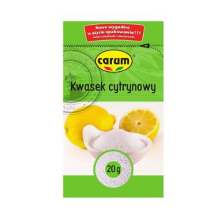 Kwasek cytrynowy Carum 20g