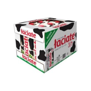 Łaciate 3,2% 1L, mleko UHT w kartonie 12 sztuk