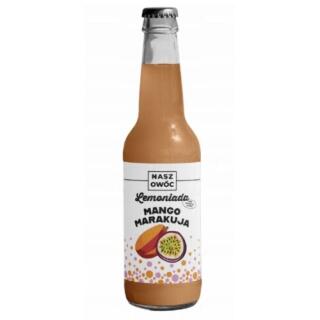 Lemoniada Mango i Marakuja Nasz Owoc 275 ml, gazowana, zgrzewka 12 sztuk