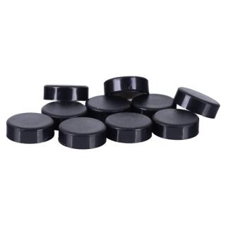 Magnesy do tablic Q-Connect okrągłe 20 mm, w plastikowej obudowie, 10 sztuk czarne