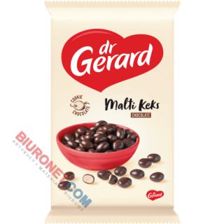 MaltiKeks dr Gerard, kruche ciastka draże w czekoladzie deserowej 300g