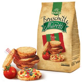 Maretti Bruschette Pizza, chrupiące krążki pieczywa 70g