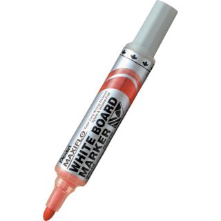 Marker do tablic suchościeralny gruby Maxiflo Pentel MWL5W czerwony MWL5W-BX czerwony