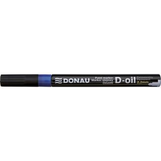 Marker olejowy DONAU D-Oil, okrągły, 2,2mm, niebieski niebieski