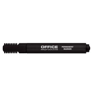 Marker permanentny Office Products, końcówka ścięta 1-5mm czarny