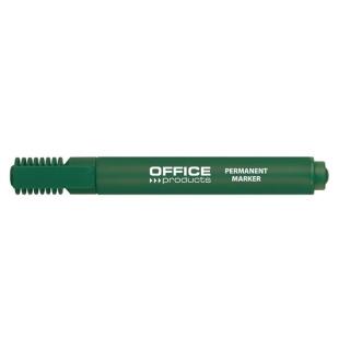 Marker permanentny Office Products, końcówka ścięta 1-5mm zielony