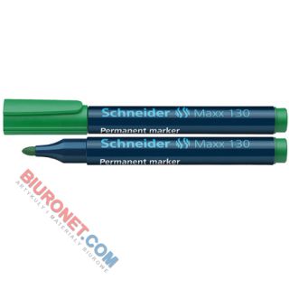 Marker permanentny Schneider Maxx 130, końcówka okrągła 1-3mm zielony