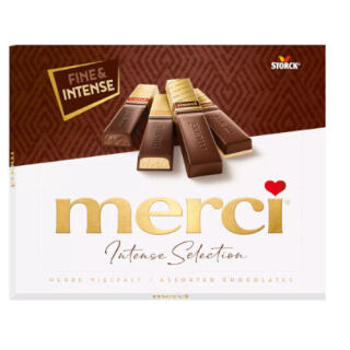 Merci Intense Selection Brown Storck, czekoladki nadziewane, bombonierka 210 g