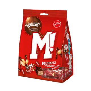 Michałki Klasyczne Wawel, cukierki czekoladowe z orzechami 245g