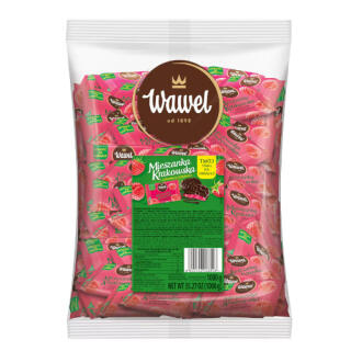 Mieszanka Krakowska Malinowa Wawel Na Okrągło, galaretki w czekoladzie 1 kg